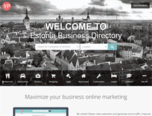 Tablet Screenshot of estoniayp.com